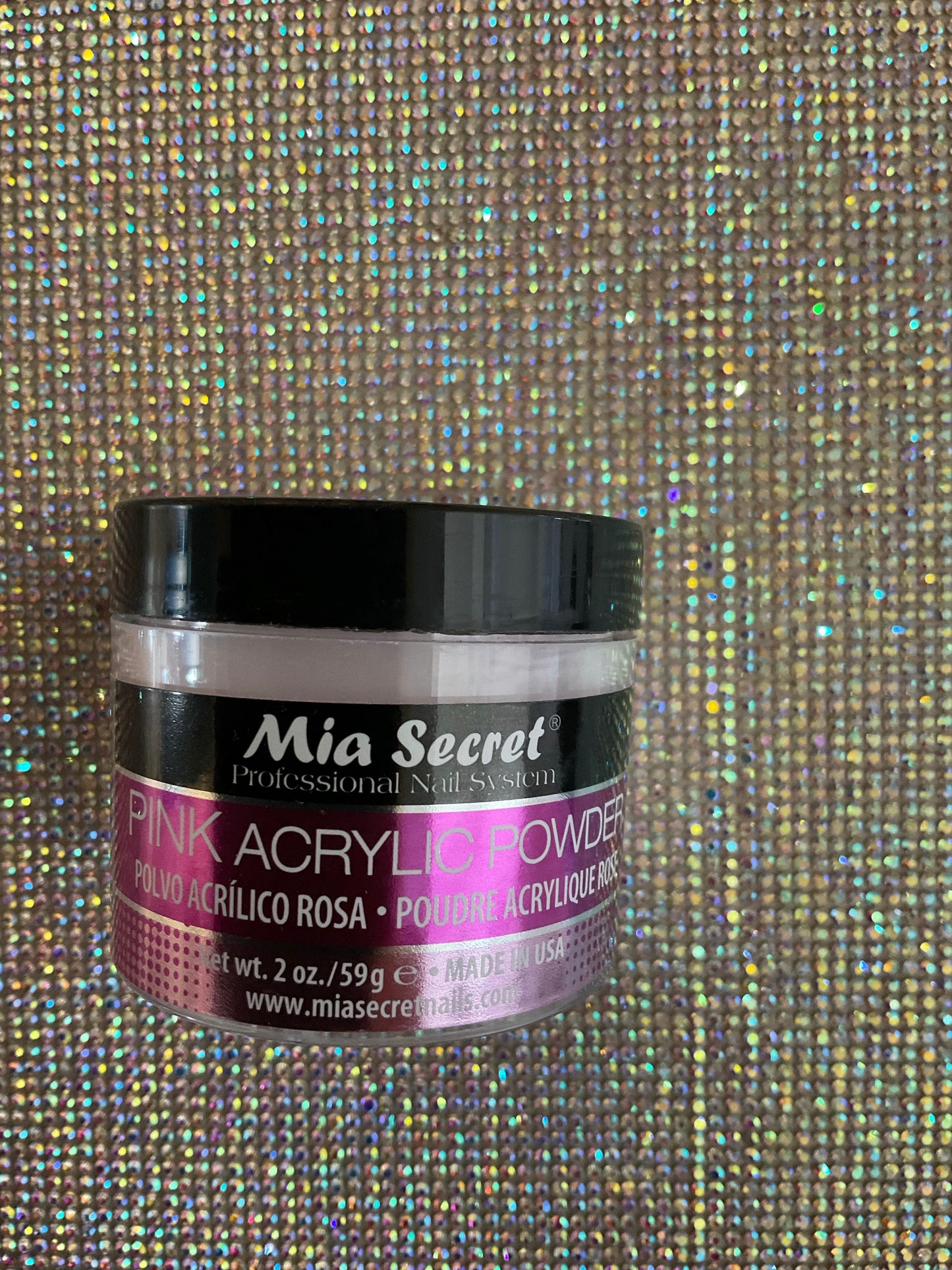 mia secret 2oz pink acrylic powder